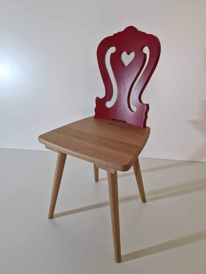 Chaises en bois massif Barr